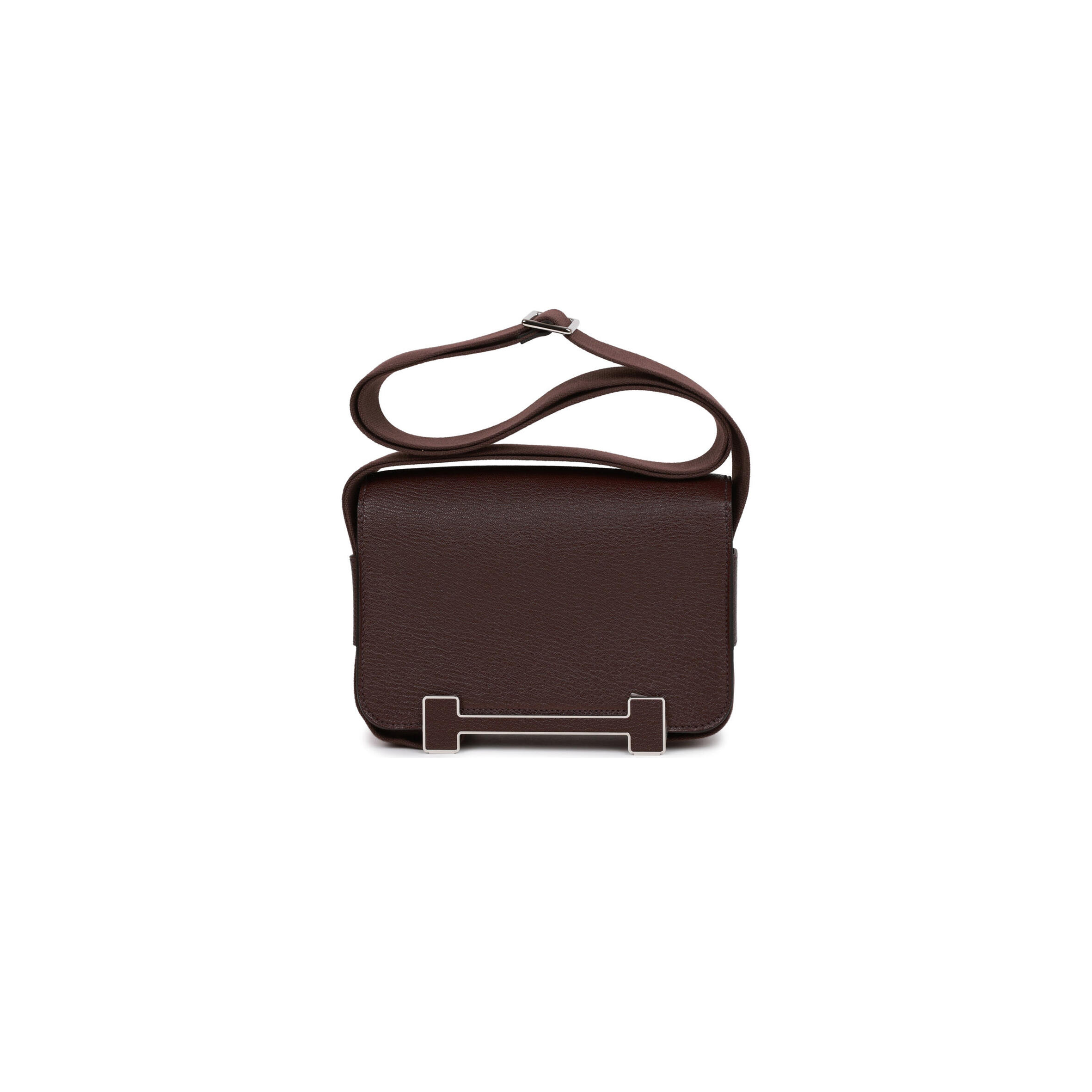HERMES GETA BAG CHEVRE HARDWARE (20*15*7cm)